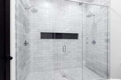 Walk-In Shower with Glass Doors