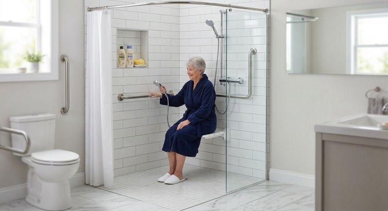 Elderly Shower Installation